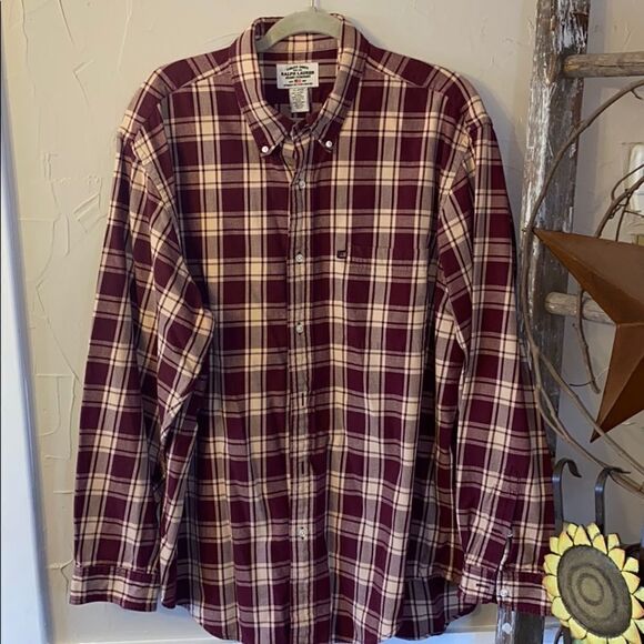 ‎Ralph Lauren Jeans Plaid Heavy Cotton Shirt XL - Picture 1 of 4